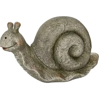 Gartenfigur Schnecke 12,5 cm Braun