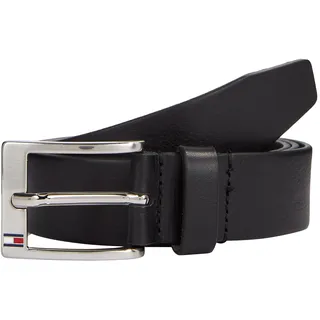 Tommy Hilfiger Herrengürtel Leder 3,5 cm schwarz 100