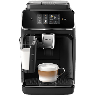 Philips EP2331/10 Serie 2300 LatteGo 4 Kaffeespezialitäten Kaffeevollautomat Klavierlack-Schwarz