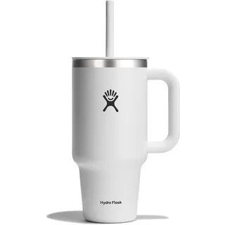 Hydro Flask Travel Tumbler Thermobecher 0,946 l Weiß