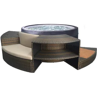 NETSPA Vita 268 x 70 cm Blau/Schwarz
