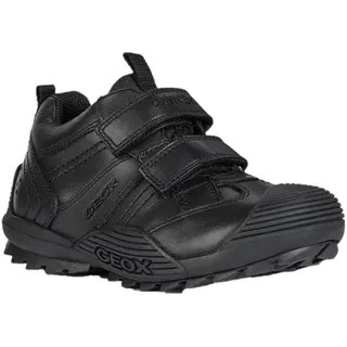 Geox - Kinder Schul-Uniform-Schuhe "J Savage A", Leder FS8363 (27 EU) (Schwarz) - Schwarz