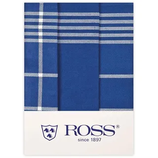 Ross - Geschirrtücher - 1837-3er-Pack (50 x 70cm Blau)