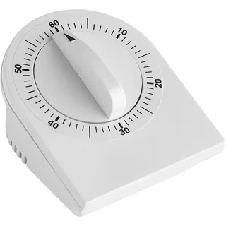 TFA Analoger Küchentimer 0-60 min mechanisch weiß