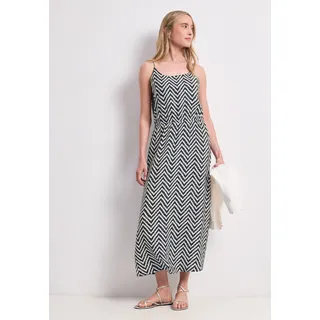 STREET ONE Midikleid Zick-Zack-Muster Blau 38