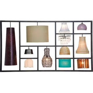 Kare Design Hängeleuchte Parecchi Black 140, moderne Stofflampenschirme (Schwarz, Weiß, Grau, Braun) Pendelleuchte für Esstisch, Design Wohnzimmerlampe (H/B/T) 160x152x50cm