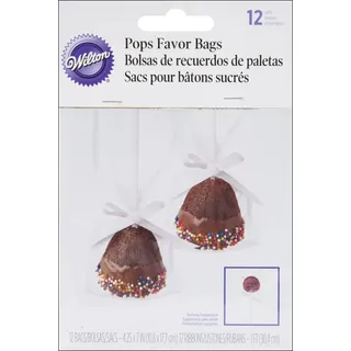 Wilton 1912-1341 Tüten für einzelne Cake Pops, 12 Stück