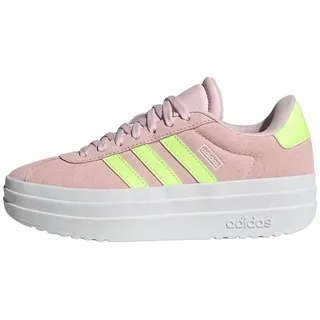 VL Court Bold Lifestyle Kids Clear Pink / Hi-Res Yellow / Cloud White 36