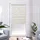 Doppelrollo Wellen Design 90 x 200 cm beige/weiß
