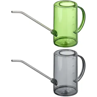 Relaxdays Gießkanne Zimmerpflanzen 1 l 2er Set