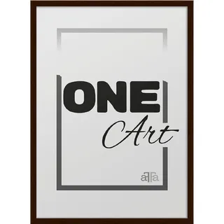FramesFactory Hekla Fotorahmen 60x80 cm Wenge - Schwarz