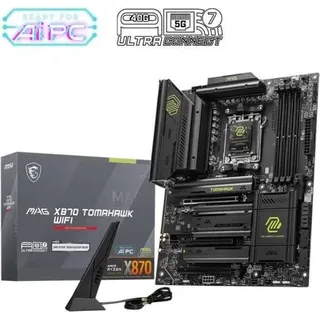 Mainboard MSI MAG X870 TOMAHAWK WIFI, Wi-Fi 7, 5G LAN, USB 40 Gb/s, PCIe 5.0, AMD Ryzen 9000 Serie