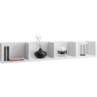 VCM Honsa Wandregal 97 x 15 x 17 cm Weiß