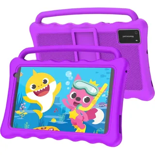 Tibuta Byybuo 7-Zoll-Tablet für Kinder, Android 12 Kinder-Tablet 32 ​​GB Speicher, Kleinkind-Tablet mit KIDOZ-App zur Kindersicherung, Bildung, Spiele, Kinder(Lila)