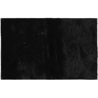 Douceur d'Intérieur Feline Teppich, rechteckig (60 x 90 cm) Schwarz, Fellimitat