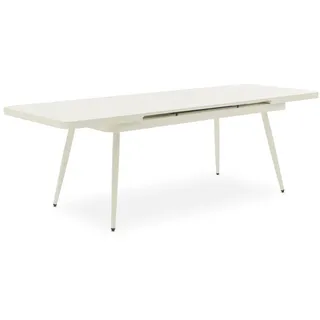 Idimex Gartentisch Sunny , Weiß , Metall , Mode , 150x78x90 cm , Gartenmöbel, Gartentische