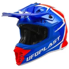 UFO PLAST INTREPID Helm BLAU/ROT L