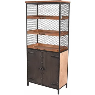 Loft Regal Industrial Schrank Fabrik Standregal Regalschrank Metallschrank Retro