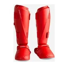 Schienbein-fuß-schützer Karate 900 Rot, XL