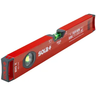 Sola Wasserwaage BIG X 40cm Alu.rot ± 0,5mm/m