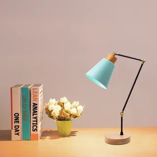 Opviq, Manavgat - N-597-US, Schreibtischlampe, METALLKÖRPER, Türkis, 52 x 14 x 14 cm - Türkis
