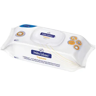 Bode Chemie Mikrobac Tissues alkoholfreie Desinfektionstücher, 80 St. Tücher