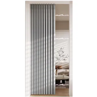 Raumteiler Vorhang,Verdunkelungsvorhang,Thermovorhang,VorhäNge Wohnzimmer,Magnetischer TüRvorhang FüR Schrank,Blickdichter TüRvorhang Mit Teleskopstange,FüR Schlafzimmer