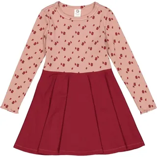 Müsli by Green Cotton Mädchen Apple Swing L/S Dress, Daydream/Cabernet/Bark, 134 EU