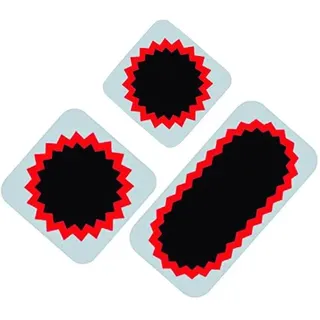 Jeansflicken Aufbügler P / Reparaturband TIP-TOP N.1 Dia. 35 MM 30 Stücke