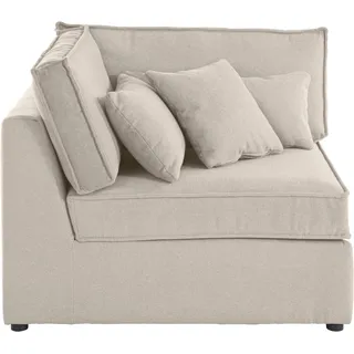 RAUM.ID Sofa-Eckelement »Florid«, Teil eines Modulsofas, fester Sitzkomfort, auch in Cord, beige