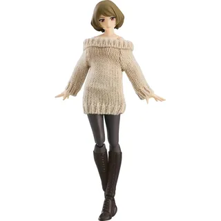 Max Factory Unisex – Erwachsene Good Smile Company Figma Styles: Chiaki with Off-The-Shoulder Sweater Dress Action Figure schulterfreiem Pulloverkleid, Actionfigur, Mehrfarbig, One Size