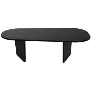 Skye Decor Ovalis Schwarz Walnuss 130 x 65 x 40 cm