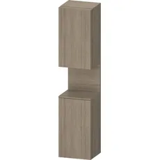 Duravit Qatego Hochschrank, Türanschlag rechts, 400x360x1760mm, Nische Eiche Terra, QA1346R35, Farbe: Eiche Terra/mit Nischenbeleuchtung