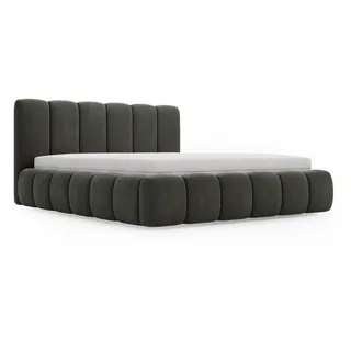 Graingold Polsterbett Cloud 160x200 Grau , Textil , 160x200 cm , Schlafzimmer, Betten, Polsterbetten