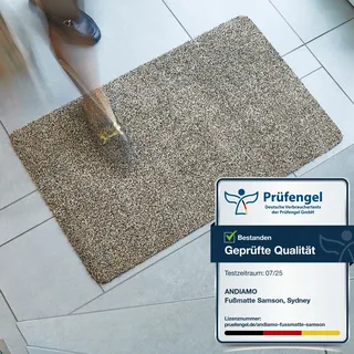 MY HOME »Sydney, Made in Netherlands« rechteckig 6 mm Höhe Schmutzfangmatte, melierte Optik, rutschhemmend, für In- und Outdoor