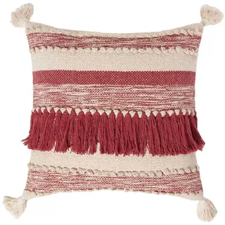 Homescapes Kelim-Kissen Zadar 45/45 cm , Textil , Ethno , Füllung: Polyester , Quadratisch , 45x45 cm , Oeko-Tex® , Heimtextilien, Wohntextilien, Kissen, Zierkissen