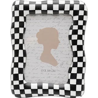 Kare Bilderrahmen klassisch Schwarz/Weiß 13x18 cm 2er Set