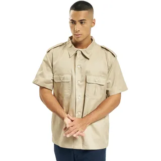 Brandit US Shirt Short Sleeve, Farbe: beige, Größe: 3XL