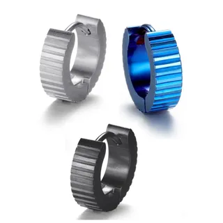 FIRETTI Creolen-Set »Multipack Schmuck Geschenk Ohrschmuck Creolenset«, blau