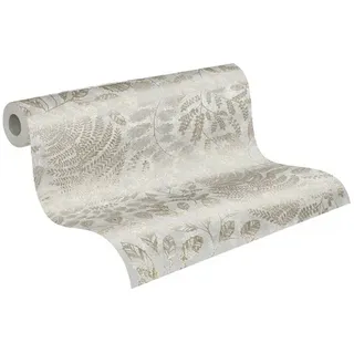 A.S. Création Vliestapete Floral 64 cm 10 m Beige/Gold 388302