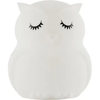 MODFU Nachtlicht Kinder, Kawaii Eule Nachtlicht Baby, Silikon Stilllicht Nachttischlampe Dimmbar Touch für Mädchen, Farbwechsel Schlaflicht Kinderzimmer Deko Geburtstag Geschenk (Eule) - Weiß