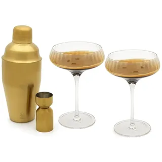 Leopold Vienna - Martini Cocktail-Set Arinto, Goldfarben