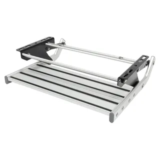 RV Schritt, ausziehbar, 150 kg Tragfähigkeit, Silber
