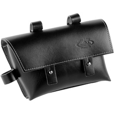 Cicli Bonin Monte Grappa to Frame Leather Taschen, schwarz, 22 x 6 x 1 cm