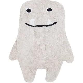 Beliani Kinderteppich ZODI Hellbeige 70 x 100 cm Baumwolle