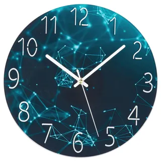 ACCSHINE Wanduhr Ohne TickgeräUsche Lautlos Modern 30cm Quarz Groß Batterie Betriebene Wanduhr Einfach zu Lesen für Zimmer Zuhause KüChe Schlafzimmer BüRo Schule