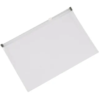 Q-Connect KF03668 Dokumenten-Reißverschlusstasche A4 transparent