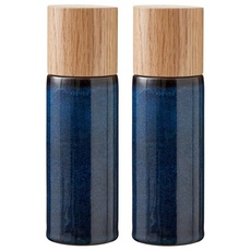 Bild von Salz- & Pfeffermühle Set 2-tlg. 17 cm blau