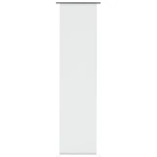 GARDINIA Flächenvorhang Stoff Entry Klettband 60 x 245 cm weiß
