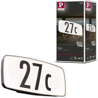 Paulmann Außenwandleuchte Kunststoff 276x73mm 1 Stk. grau